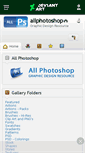 Mobile Screenshot of allphotoshop.deviantart.com