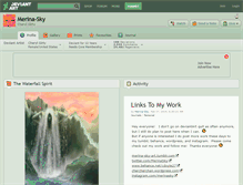 Tablet Screenshot of merina-sky.deviantart.com