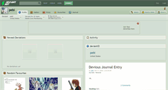 Desktop Screenshot of pebi.deviantart.com