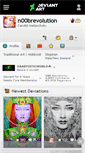 Mobile Screenshot of n00brevolution.deviantart.com
