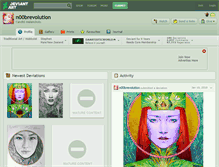 Tablet Screenshot of n00brevolution.deviantart.com