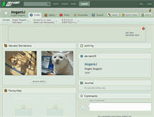 Tablet Screenshot of mogamij.deviantart.com