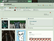 Tablet Screenshot of echo-akatsuki.deviantart.com