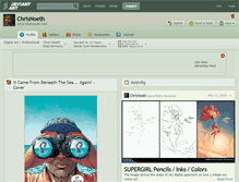 Tablet Screenshot of chrisnoeth.deviantart.com