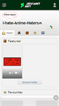 Mobile Screenshot of i-hate-anime-haters.deviantart.com