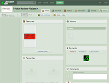 Tablet Screenshot of i-hate-anime-haters.deviantart.com