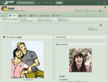 Tablet Screenshot of kiyda.deviantart.com