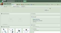 Desktop Screenshot of happy-feet-fans.deviantart.com