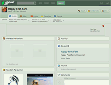 Tablet Screenshot of happy-feet-fans.deviantart.com