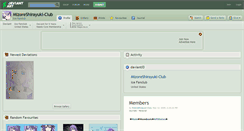 Desktop Screenshot of mizoreshirayuki-club.deviantart.com