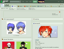 Tablet Screenshot of lollyst.deviantart.com