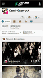 Mobile Screenshot of camii-gazerock.deviantart.com
