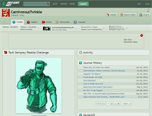 Tablet Screenshot of carnivoroustwinkie.deviantart.com