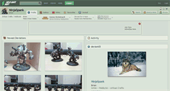 Desktop Screenshot of ninjaspank.deviantart.com