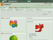 Tablet Screenshot of droneguard.deviantart.com