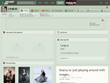Tablet Screenshot of longlaz.deviantart.com