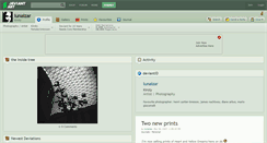 Desktop Screenshot of lunaizar.deviantart.com