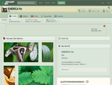 Tablet Screenshot of emerica-9x.deviantart.com