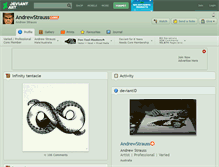 Tablet Screenshot of andrewstrauss.deviantart.com