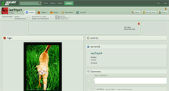 Desktop Screenshot of lasttrip69.deviantart.com