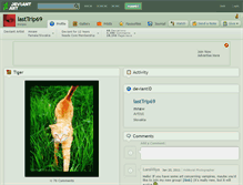 Tablet Screenshot of lasttrip69.deviantart.com