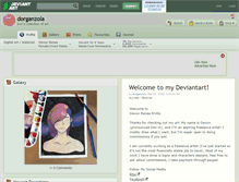Tablet Screenshot of dorganzola.deviantart.com