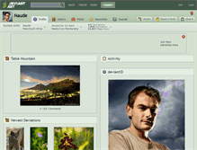 Tablet Screenshot of naude.deviantart.com