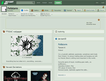 Tablet Screenshot of fellstorm.deviantart.com