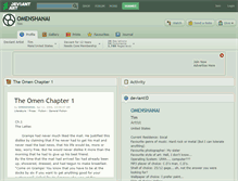 Tablet Screenshot of omenshanai.deviantart.com