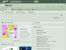 Tablet Screenshot of alfahorsey.deviantart.com