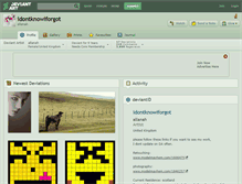 Tablet Screenshot of idontknowiforgot.deviantart.com