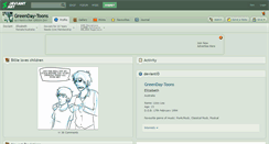 Desktop Screenshot of greenday-toons.deviantart.com