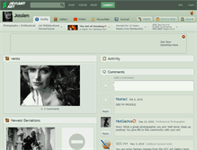 Tablet Screenshot of josslen.deviantart.com