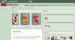 Desktop Screenshot of deco-den-lovers.deviantart.com