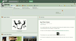 Desktop Screenshot of cbstrings.deviantart.com