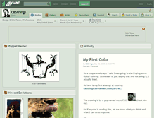 Tablet Screenshot of cbstrings.deviantart.com
