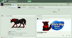 Desktop Screenshot of demonashley.deviantart.com