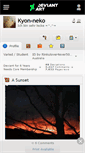 Mobile Screenshot of kyon-neko.deviantart.com