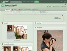 Tablet Screenshot of drawn-in-the-dirt.deviantart.com