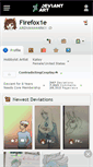Mobile Screenshot of firefox1e.deviantart.com