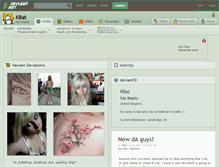 Tablet Screenshot of kbat.deviantart.com