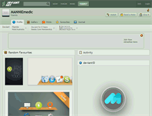Tablet Screenshot of manniemedic.deviantart.com