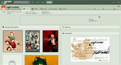 Desktop Screenshot of night-crusher.deviantart.com