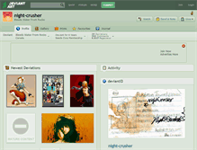 Tablet Screenshot of night-crusher.deviantart.com