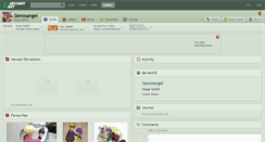 Desktop Screenshot of genosangel.deviantart.com