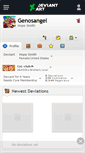 Mobile Screenshot of genosangel.deviantart.com