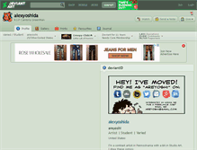 Tablet Screenshot of alexyoshida.deviantart.com