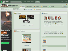 Tablet Screenshot of club-equine.deviantart.com