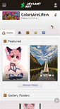 Mobile Screenshot of colorsarelife.deviantart.com