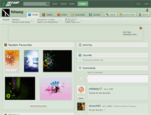 Tablet Screenshot of fehoozy.deviantart.com